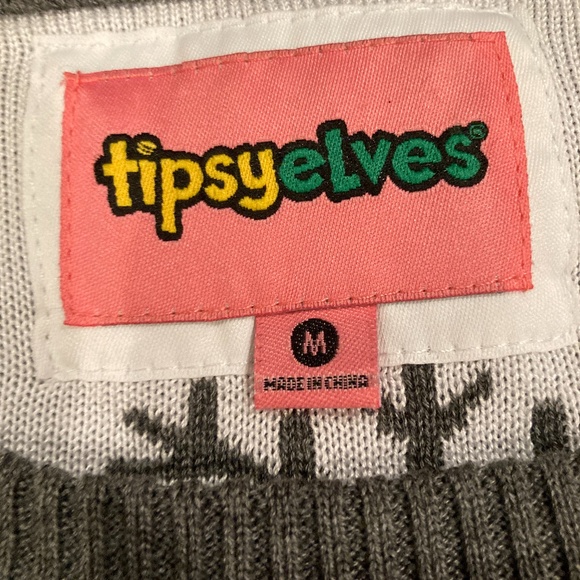 NWT Tipsy Elves Women’s Christmas Sequined Snow Day Sweater NEW WITH TAGS - Picture 5 of 8